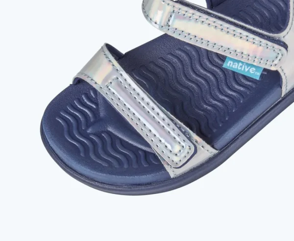 Native Shoes Sandals^Charley Hologram Child Hologram/ Regatta Blue
