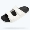 Native Shoes Sandals^Frankie Sugarlite Shell White/ Jiffy Black/ Shell White