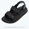 Native Shoes Sandals^Frankie Sugarlite Child Jiffy Black/ Jiffy Black