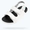 Native Shoes Sandals^Frankie Sugarlite Child Shell White/ Jiffy Black/ Shell White
