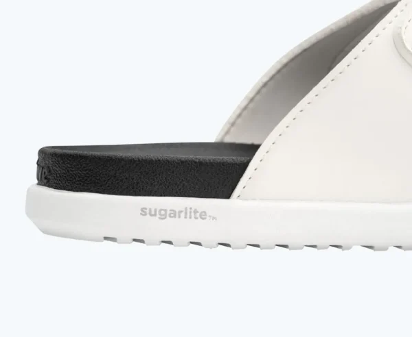 Native Shoes Sandals^Frankie Sugarlite Junior Shell White/ Jiffy Black/ Shell White