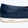 Native Shoes Shoes^Howard Sugarlite Frontier Blue/ Shell White/ Foxtail Speckle Rubber