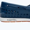 Native Shoes Shoes^Howard Sugarlite Child Frontier Blue/ Shell White/ Foxtail Speckle Rubber