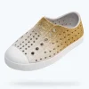 Native Shoes Shoes^Jefferson Bling Child Gold Frost Bling/ Shell White