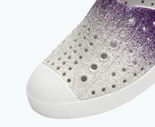 Native Shoes Shoes^Jefferson Bling Child Starfish Frost Bling/ Shell White