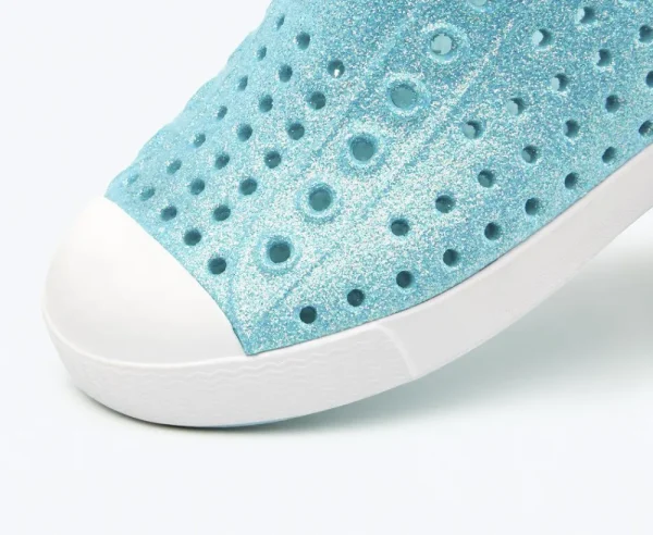 Native Shoes Shoes^Jefferson Bling Child Piedmont Bling/ Shell White