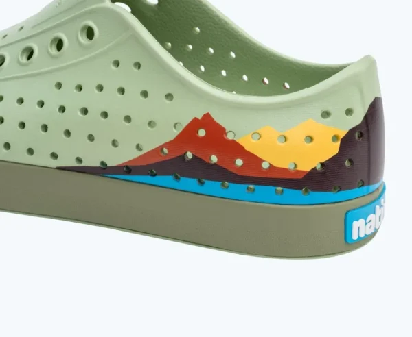 Native Shoes Shoes^Jefferson Block Tea Green/ Loch Green/ Crater Mountain Block