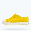 Native Shoes Shoes^Jefferson Child Crayon Yellow/ Shell White