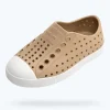 Native Shoes Shoes^Jefferson Child Flax Tan/ Shell White