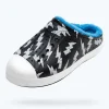 Native Shoes Shoes^Jefferson Cozy Glow Big Kid Jiffy Black/ Shell White/ Shell Lightning Glow