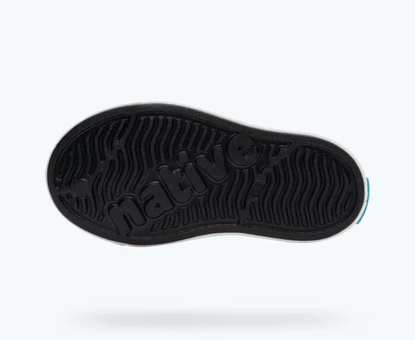 Native Shoes Shoes^Jefferson Cozy Glow Little Kid Jiffy Black/ Shell White/ Shell Lightning Glow