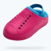 Native Shoes Shoes^Jefferson Cozy Sugarlite Little Kid Radberry Pink/ Radberry Pink/ Sky Blue