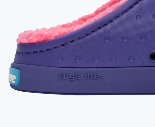 Native Shoes Shoes^Jefferson Cozy Sugarlite Big Kid Ultra Violet/ Ultra Violet/ Dazzle Pink