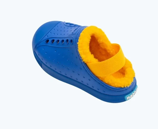 Native Shoes Shoes^Jefferson Cozy Sugarlite Little Kid Uv Blue/ Uv Blue/ Spicy Yellow