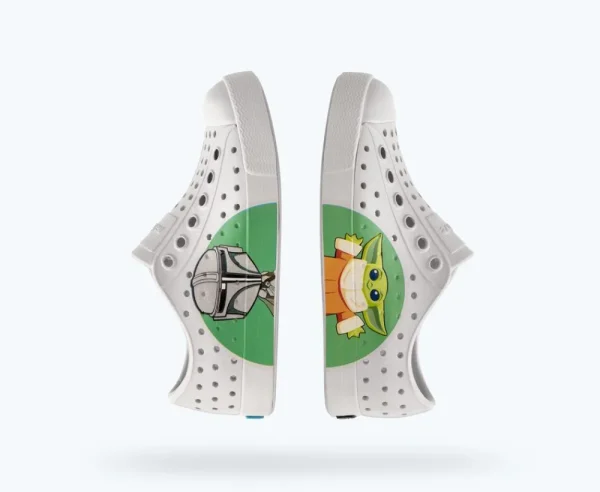 Native Shoes Shoes^Jefferson Star Wars Block Child Frost Grey/ Frost Grey/ Mando Bff