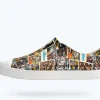 Native Shoes Shoes^Jefferson Star Wars Print Shell White/ Shell White/ Comic Multi Aop