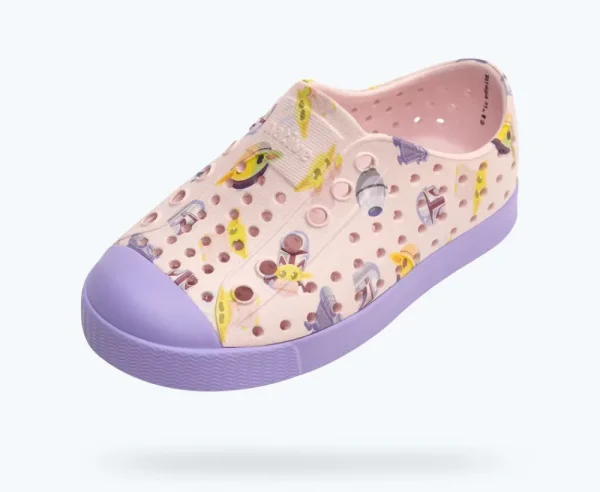 Native Shoes Shoes^Jefferson Star Wars Print Child Milk Pink/ Healing Purple/ Mando Aop
