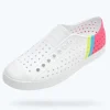 Native Shoes Shoes^Jefferson Sugarlite Block Shell White/ Shell White/ Dazzle Maria Celery Block