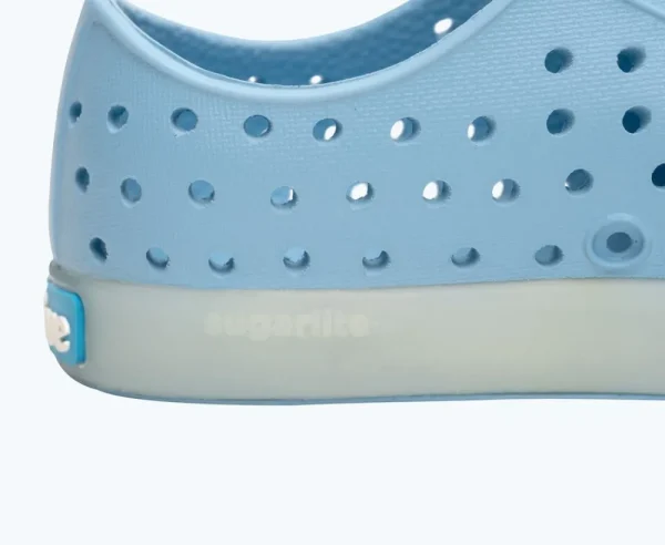 Native Shoes Shoes^Jefferson Sugarlite Glow Child Sky Blue/ Glow