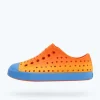 Native Shoes Shoes^Jefferson Sugarlite Ombre Child Laflame Orange/ Resting Blue/ Laflame Spicy Ombre