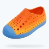 Native Shoes Shoes^Jefferson Sugarlite Ombre Child Laflame Orange/ Resting Blue/ Laflame Spicy Ombre