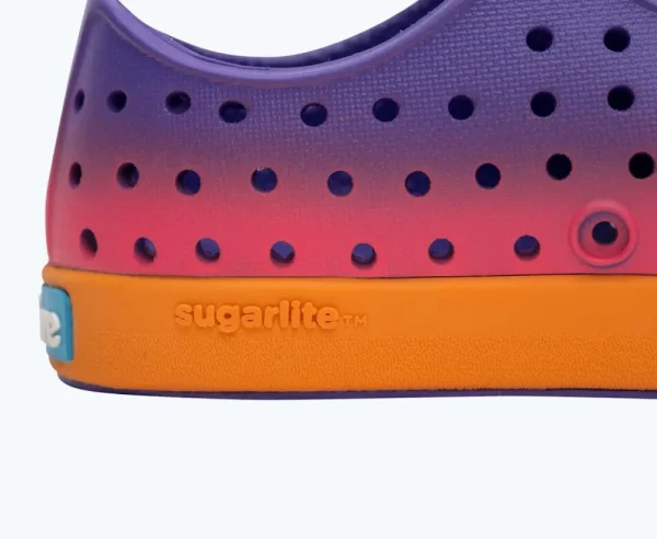 Native Shoes Shoes^Jefferson Sugarlite Ombre Child Ultra Violet/ Apricot Orange/ Ultra Dazzle Ombre