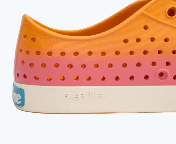 Native Shoes Shoes^Jefferson Sugarlite Ombre Apricot Orange/ Bone White/ Apricot Clover Ombre