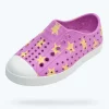 Native Shoes Shoes^Jefferson Sugarlite Print Child Winterberry Pink/ Shell White/ Morning Stars