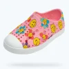 Native Shoes Shoes^Jefferson Sugarlite Print Child Princess Pink/ Shell White/ Haze Sunpetal