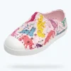 Native Shoes Shoes^Jefferson Sugarlite Print Child Milk Pink/ Shell White/ Sea Fan Safari Friends
