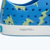 Native Shoes Shoes^Jefferson Sugarlite Print Child Resting Blue/ Shell White/ Celery Lightning