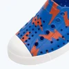 Native Shoes Shoes^Jefferson Sugarlite Print Child Uv Blue/ Shell White/ Laflame Lightning