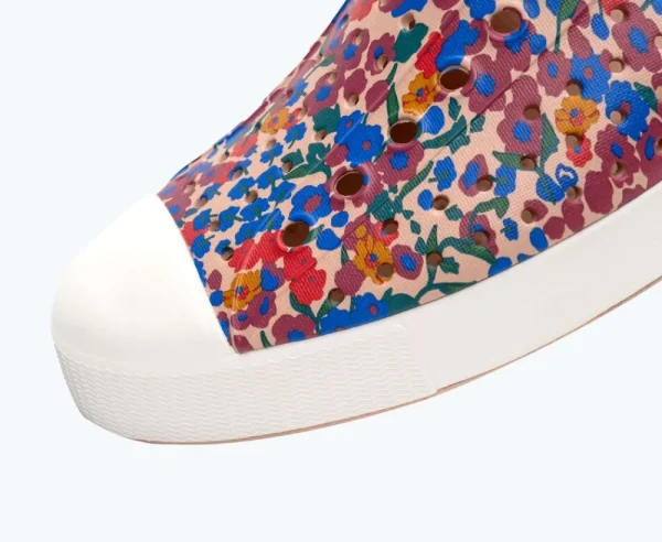 Native Shoes Shoes^Jefferson Sugarlite Print Chameleon Pink/ Shell White/ Uv Mystic Micro Floral