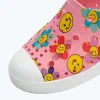 Native Shoes Shoes^Jefferson Sugarlite Print Child Princess Pink/ Shell White/ Haze Sunpetal