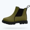 Native Shoes Boots^Kensington Treklite Child Rookie Green/ Jiffy Black