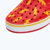 Native Shoes Shoes^Miles Sugarlite Print Child Hyper Red/ Shell White/ Crayon Lightning