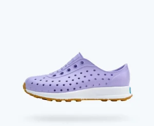 Native Shoes Shoes^Robbie Sugarlite Child Healing Purple/ Shell White/ Mash Speckle Rubber