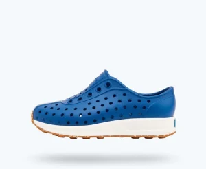 Native Shoes Shoes^Robbie Sugarlite Child Victoria Blue/ Shell White/ Mash Speckle Rubber