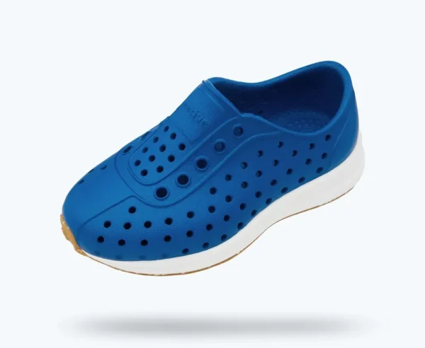robbie_sugarlite_child_1-3.webp Native Shoes Shoes^Robbie Sugarlite Child Victoria Blue/ Shell White/ Mash Speckle Rubber