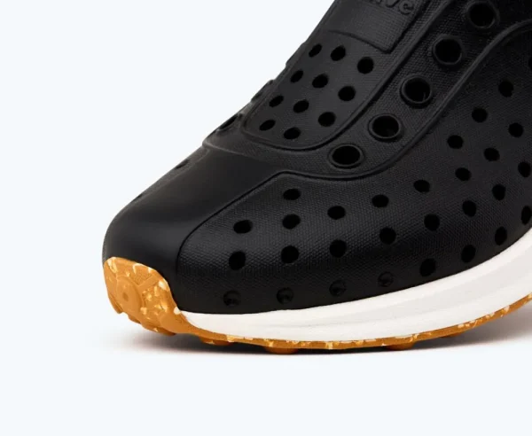 Native Shoes Shoes^Robbie Sugarlite Child Jiffy Black/ Shell White/ Mash Speckle Rubber