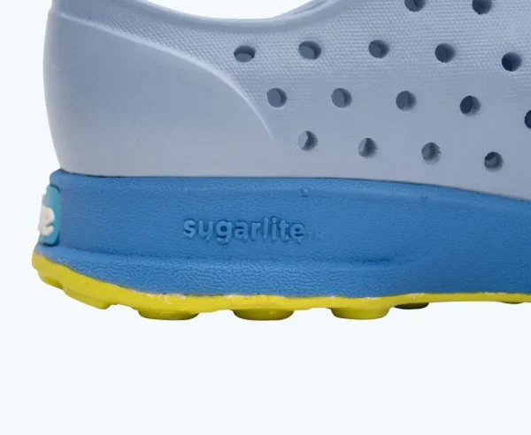 Native Shoes Shoes^Robbie Sugarlite Child Alaska Blue/ Resting Blue/ Pickle Speckle Rubber